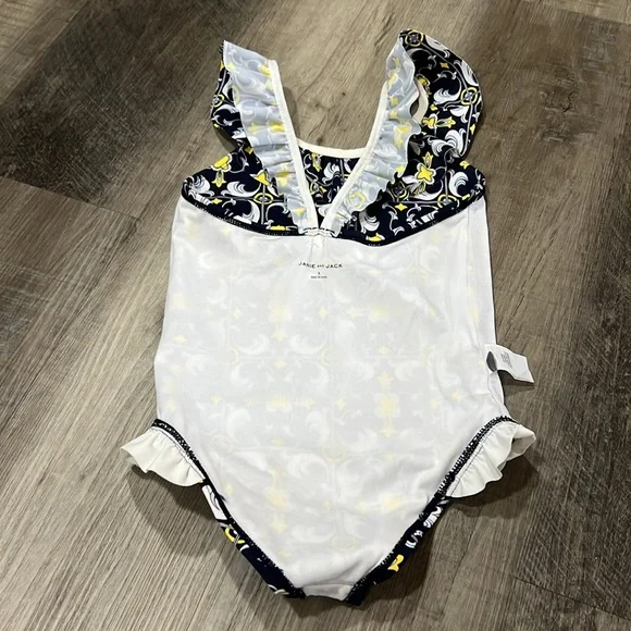 Janie and Jack one piece swimsuit size 5 - Picture 7 of 10
